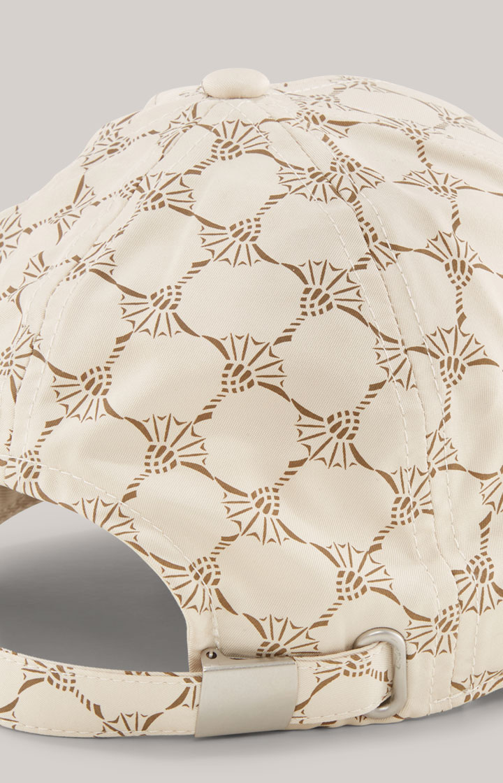 Cap in Beige gemustert