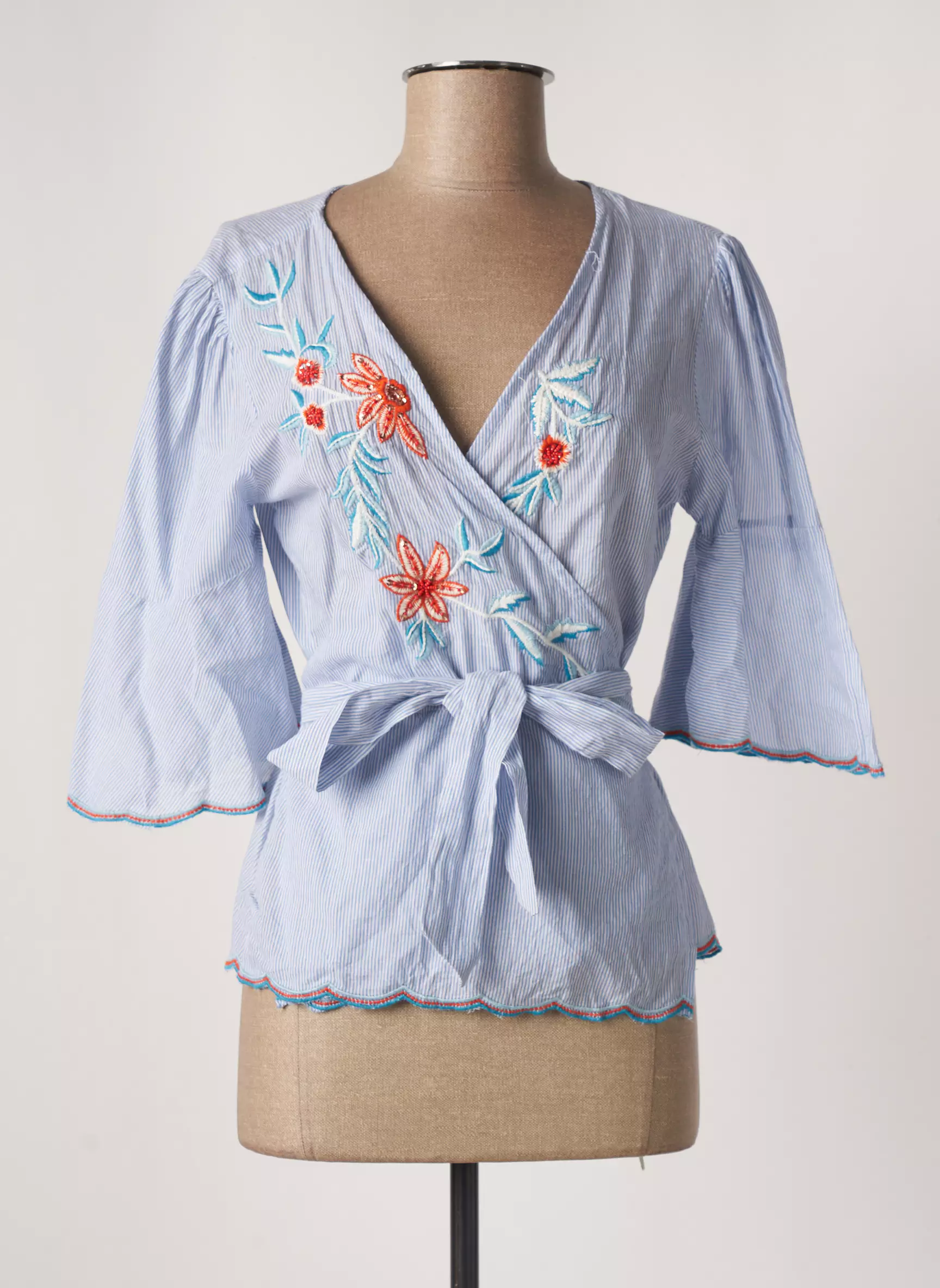 Chloe Laetitia Tops Femme couleur bleu