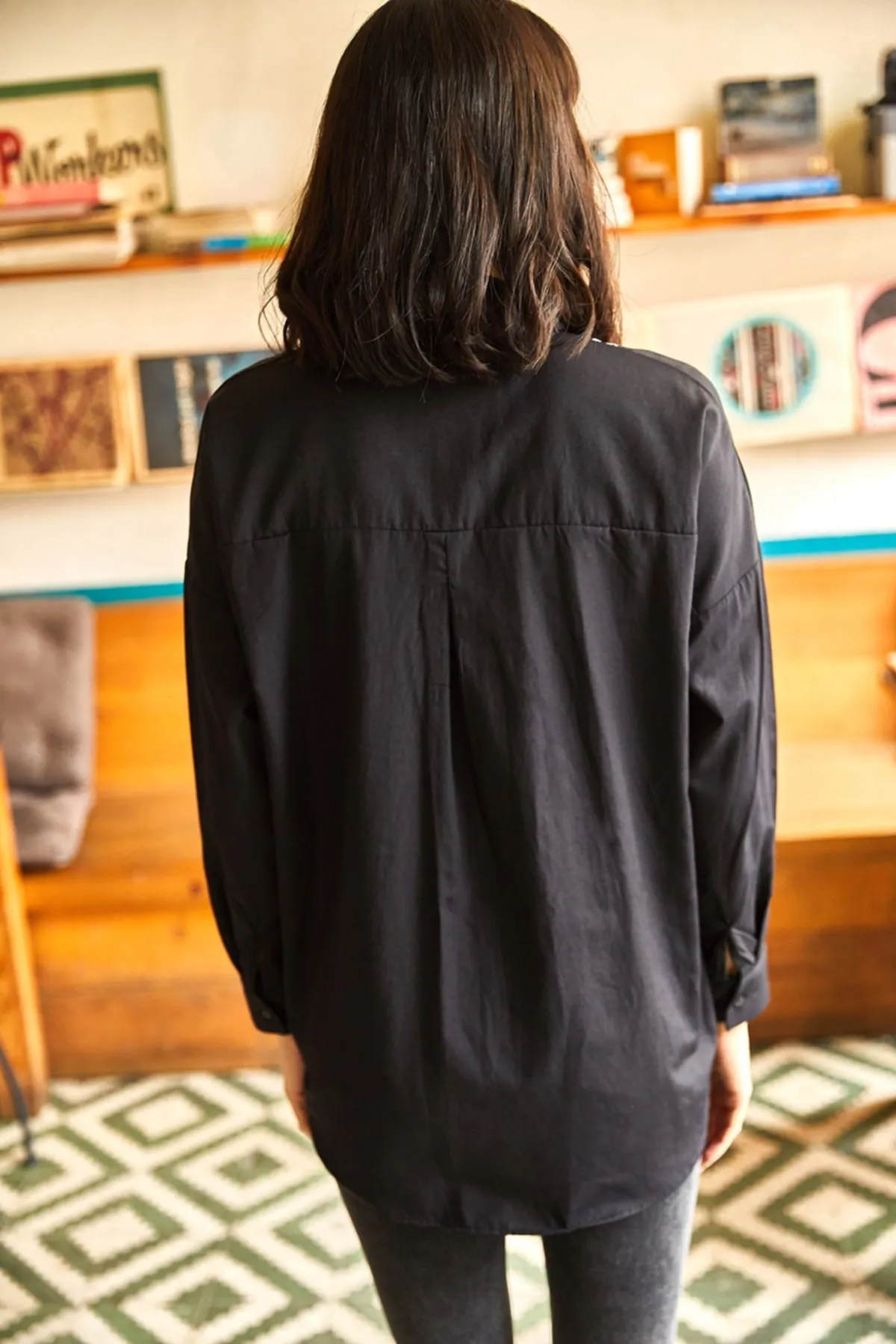 Olalook  Hemd - Schwarz - Relaxed Fit
