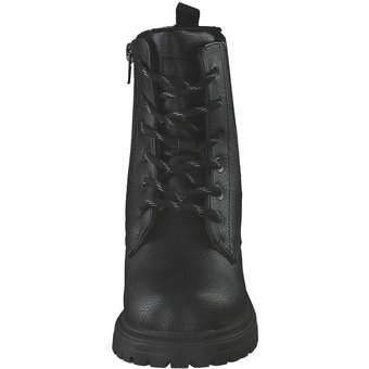 s.Oliver Schnür Boots in schwarz
