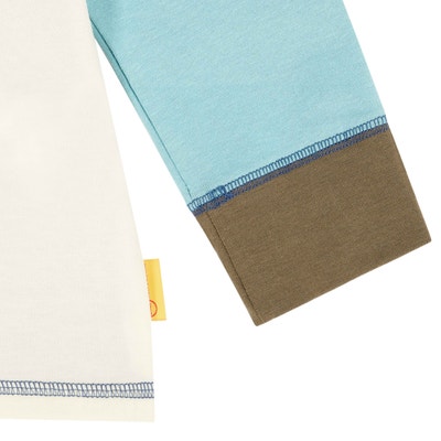 T-Shirt langarm, beige für Jungs