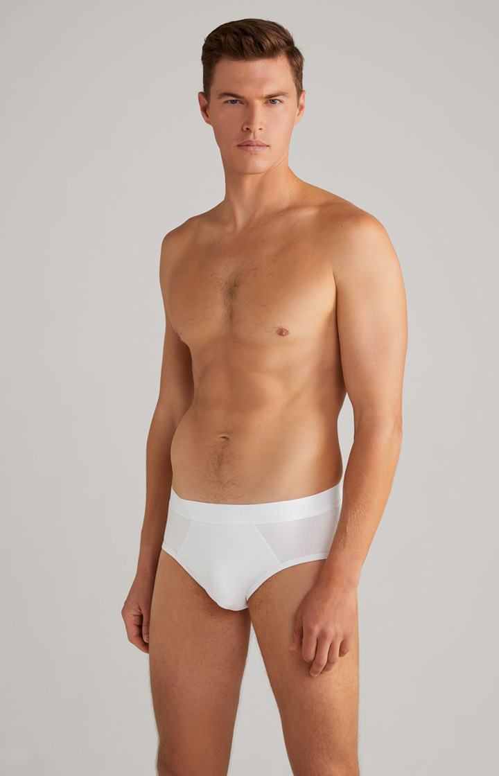 2er-Pack Modal Cotton Stretch Slip in Weiß