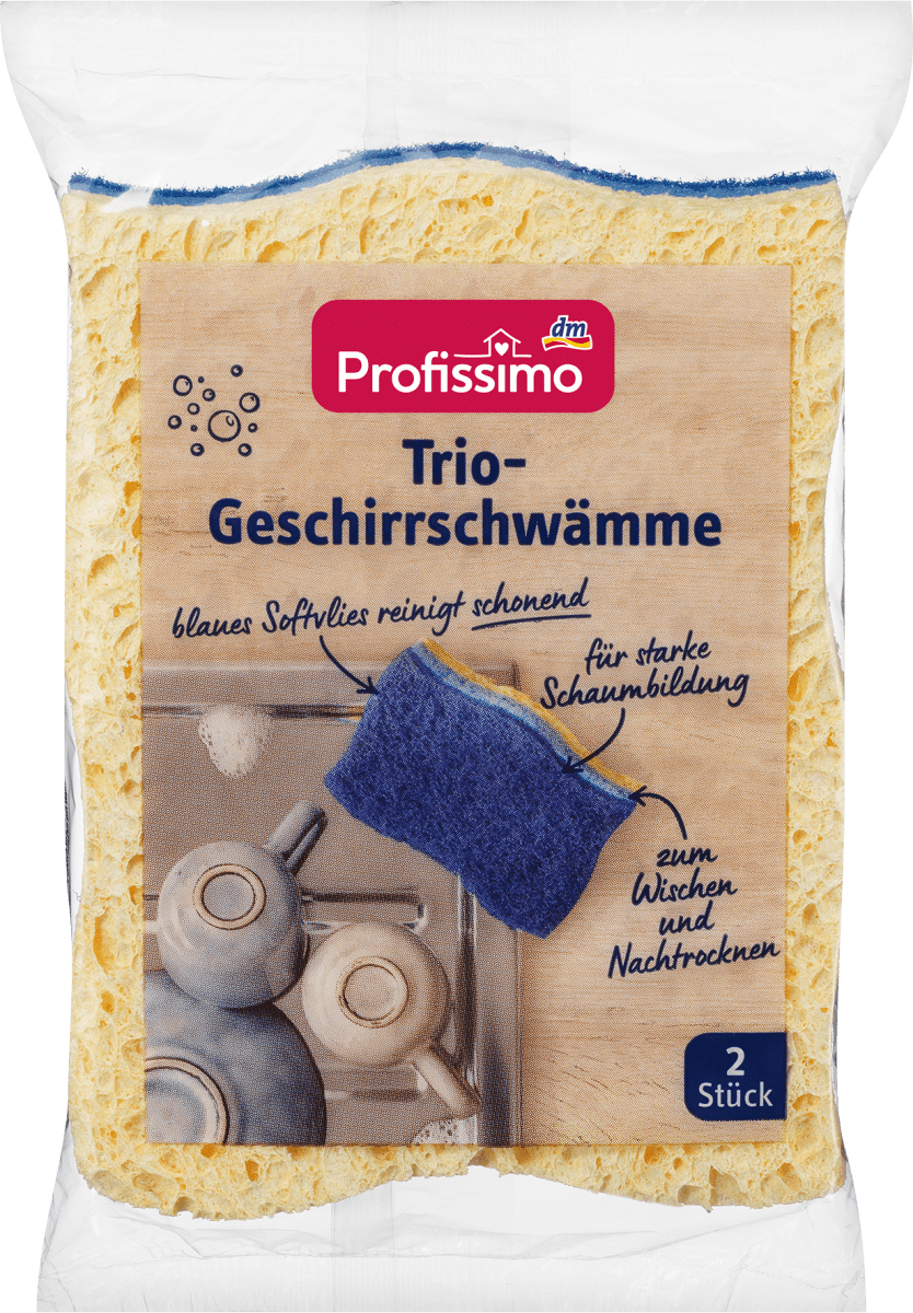 Trio-Geschirrschwämme, 2 St