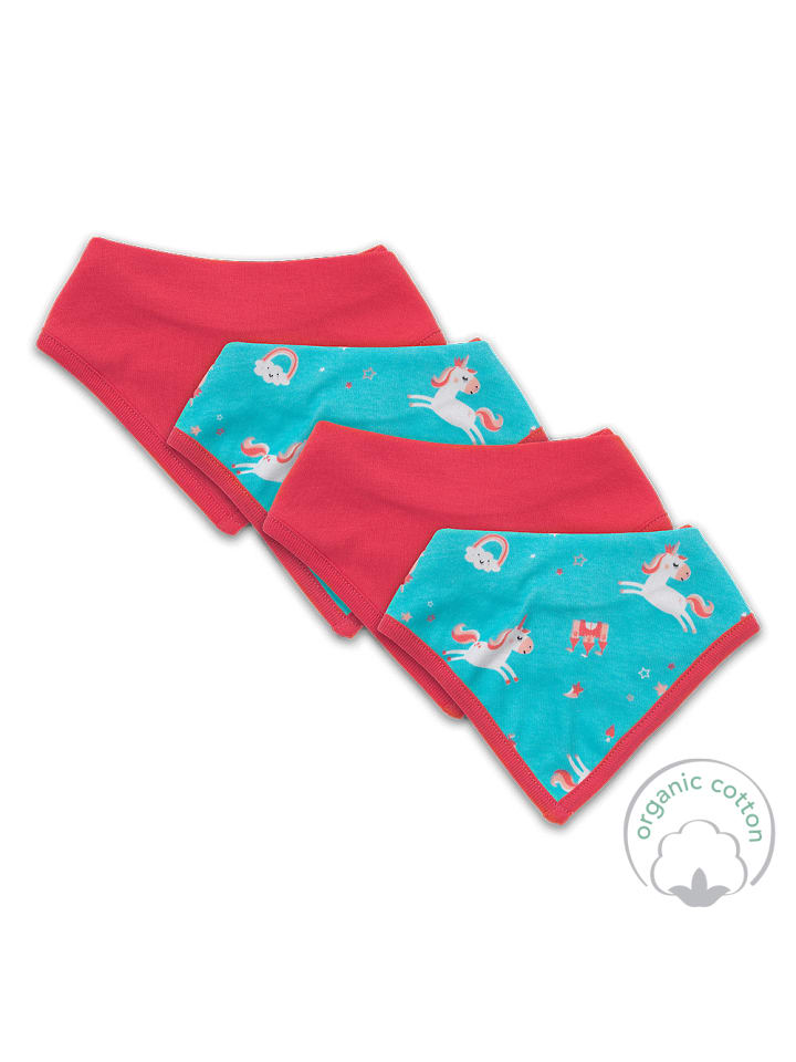 Schlummersack Bandana / Halstuch aus Bio-Baumwolle 4er-Pack in Pink günstig kaufen onesize