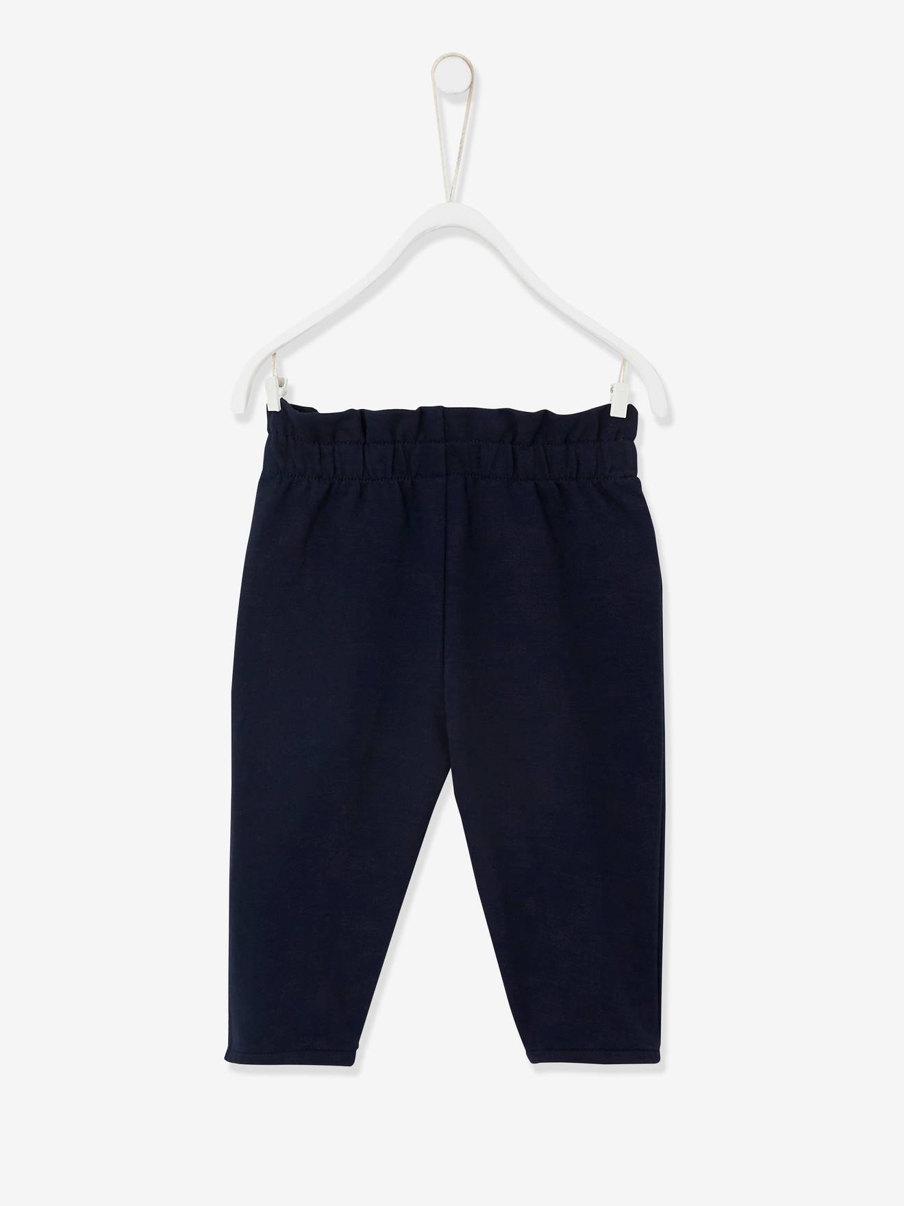 Pantalon en molleton bébé taille élastiquée BASICS vert bouteille