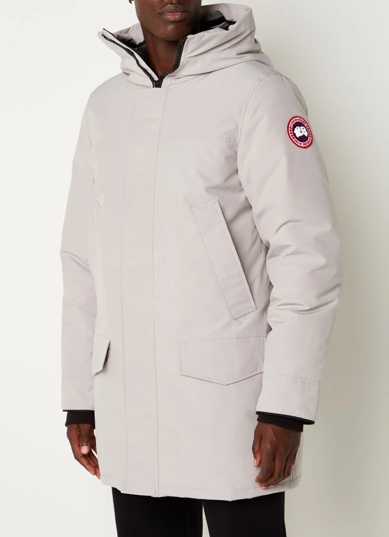 Prošívaná parka Canada Goose Langford s péřovou výplní a prošitými kapsami