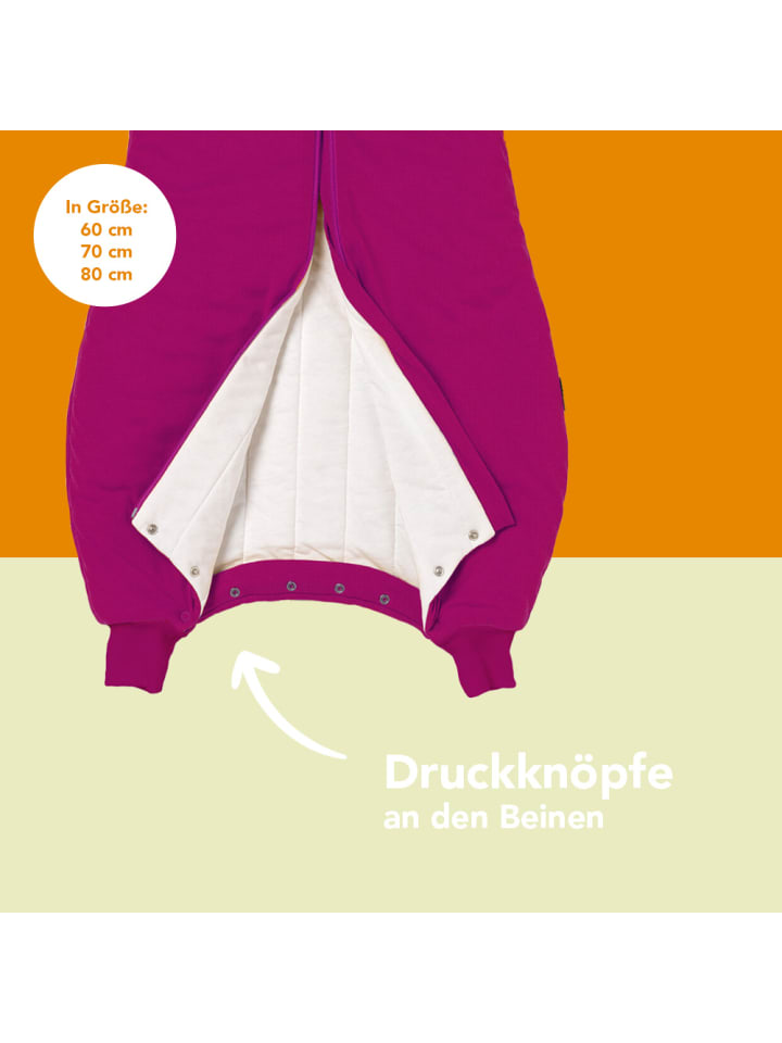 Schlummersack Schlafsack mit Füßen, 3.5 TOG in Lila günstig kaufen