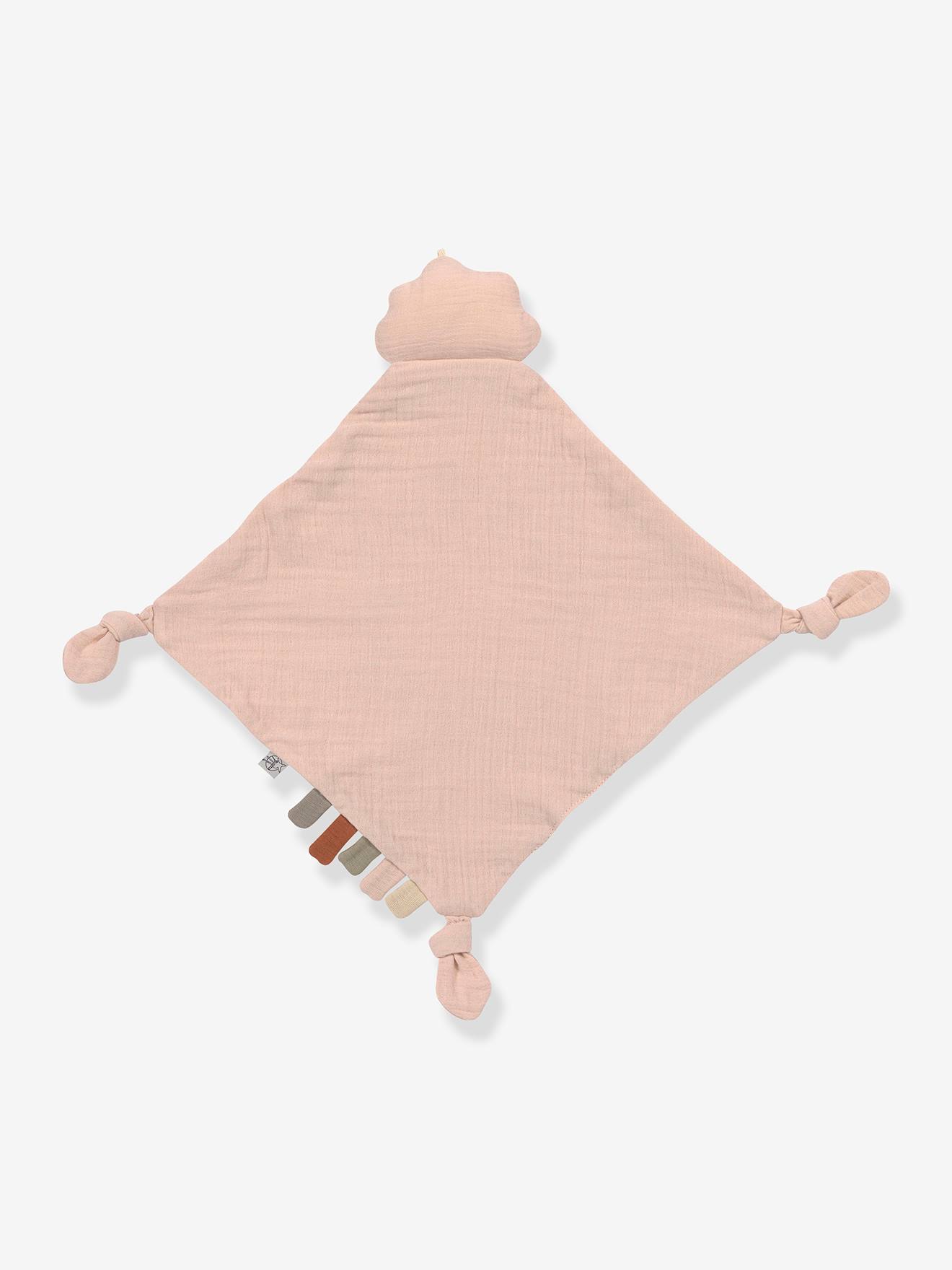 Lässig Baby Schmusetuch aus Bio-Baumwolle LÄSSIG - rosa