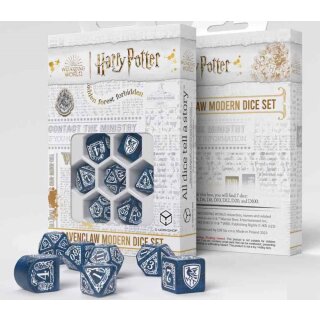 Harry Potter - Ravenclaw Modern Dice Set - Blue (7)