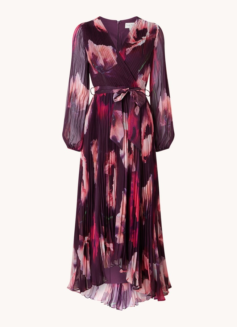Abito midi Phase Eight Isadora con cintura a pieghe