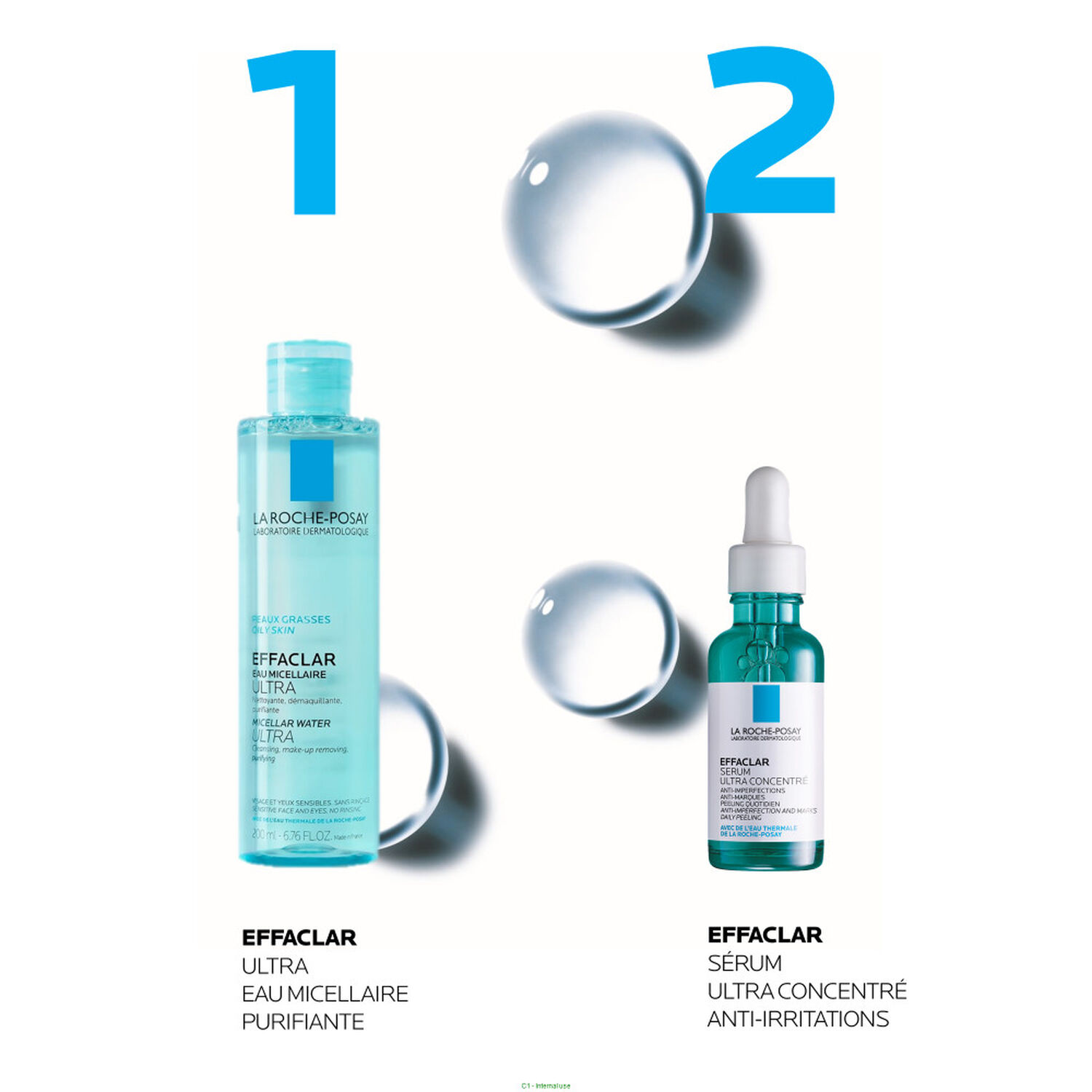 la roche-posay Effaclar Eau Micellaire Ultra Nettoyant & Démaquillant