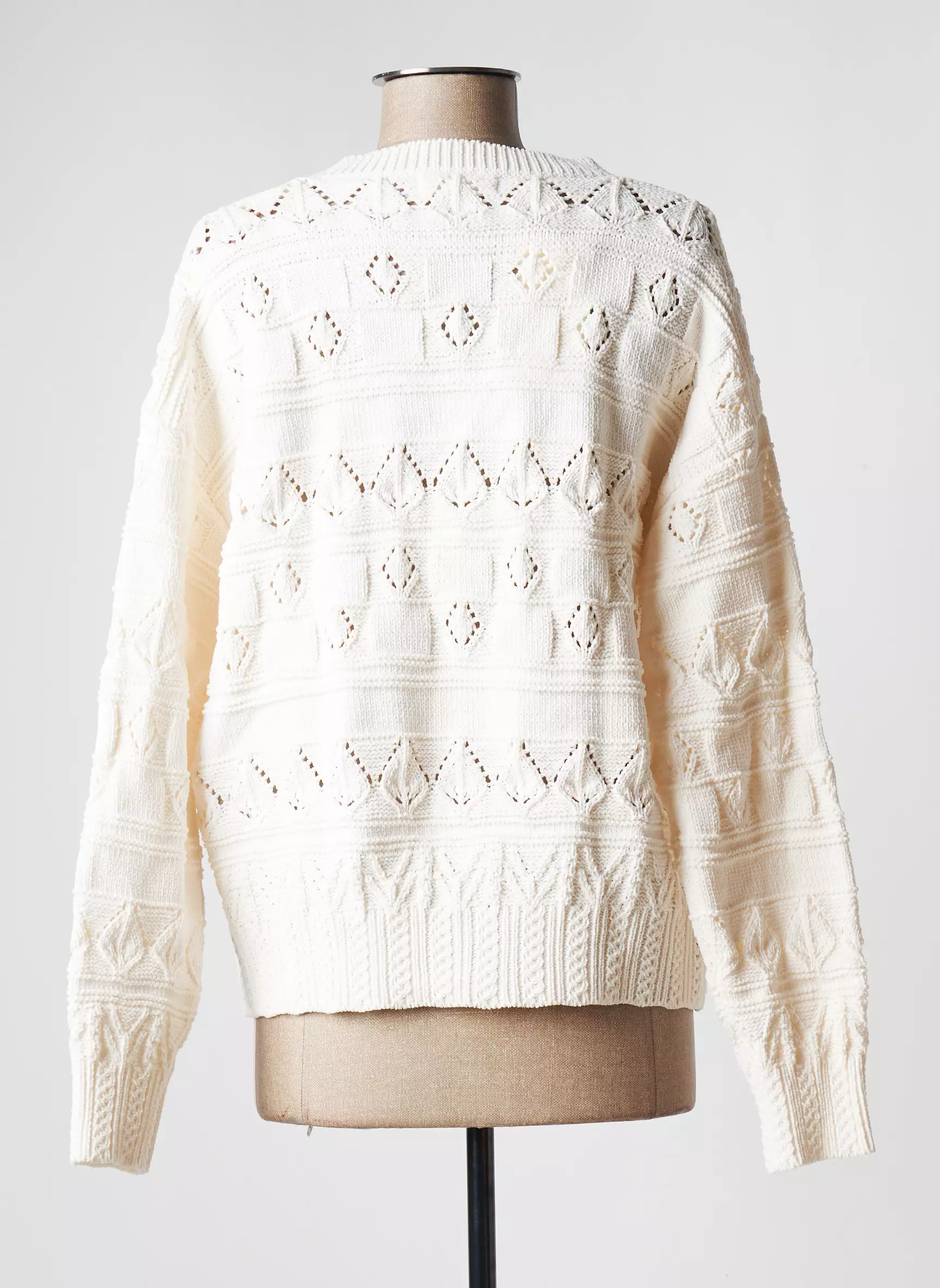 Bisou S Project Cardigans Femme couleur beige