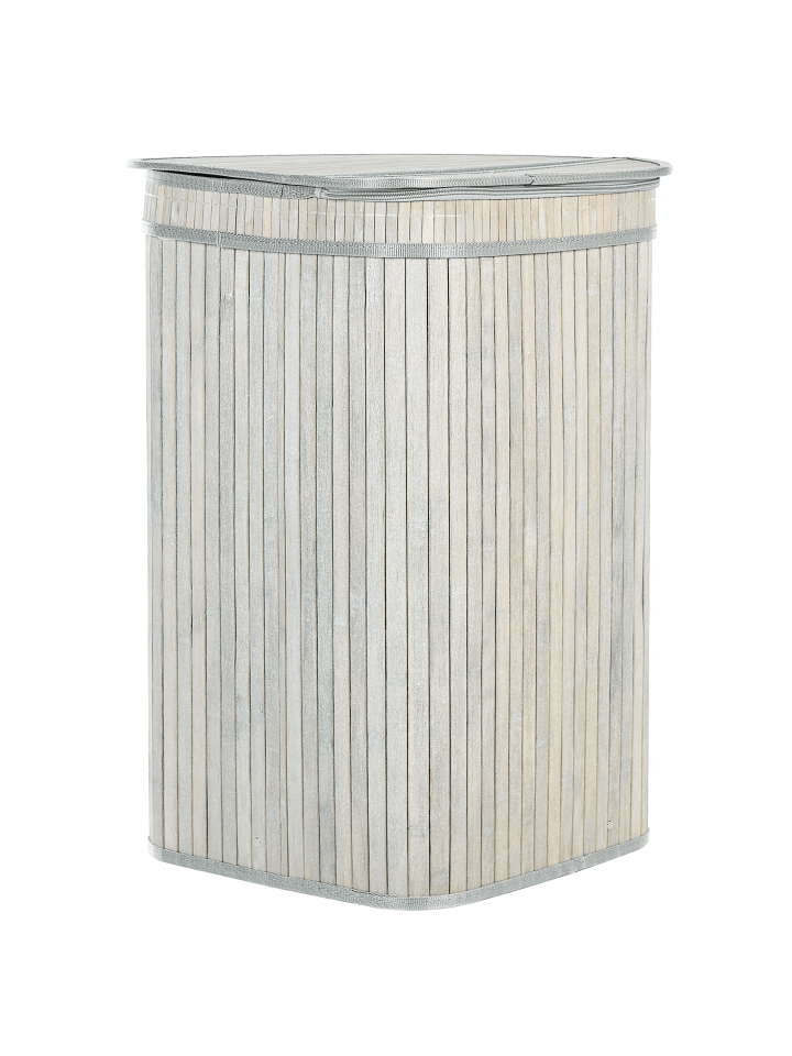 Beliani Wäschekörbe BADULLA in Grau - (W) 42 x (H) 60 x (L) 35 cm günstig kaufen onesize