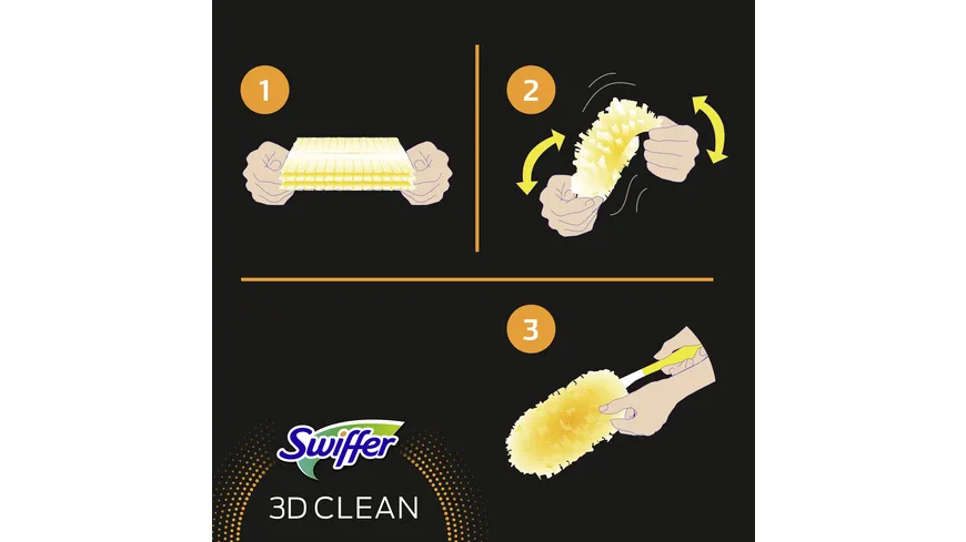 Swiffer 3D Clean Duster Kit Staubmagnet XXL