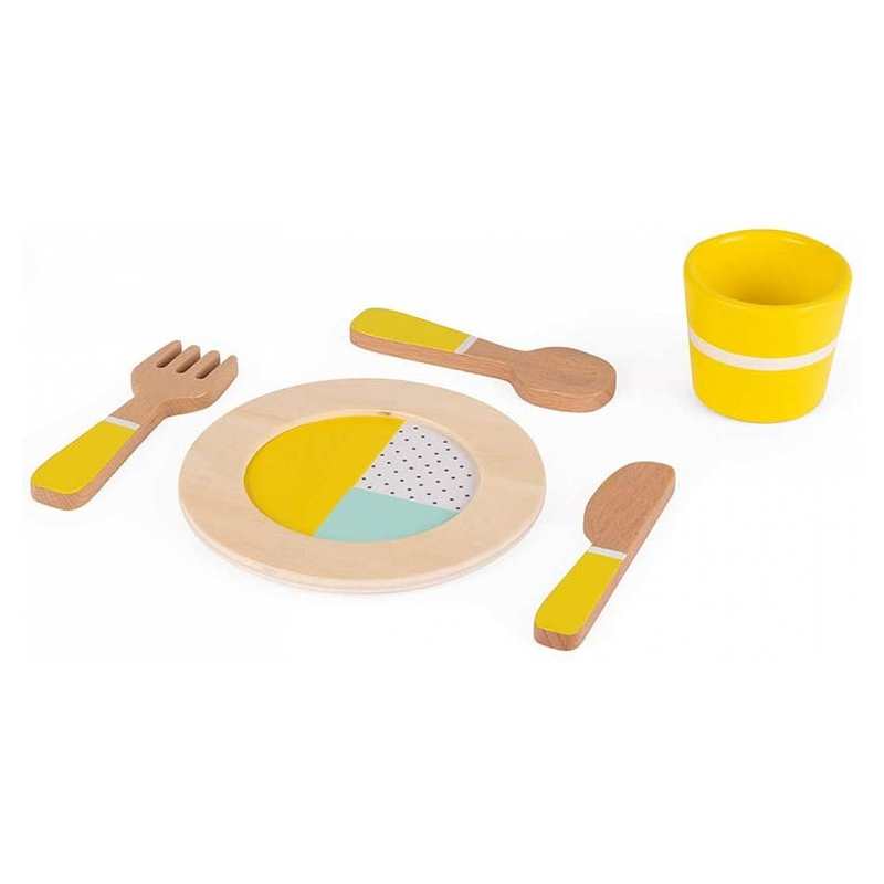 Dinette pastel en bois