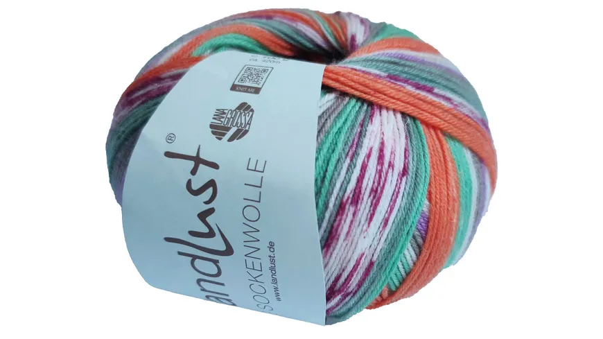 Lana Grossa Sockenwolle Landlust 4-fach 100 g 313 - orange