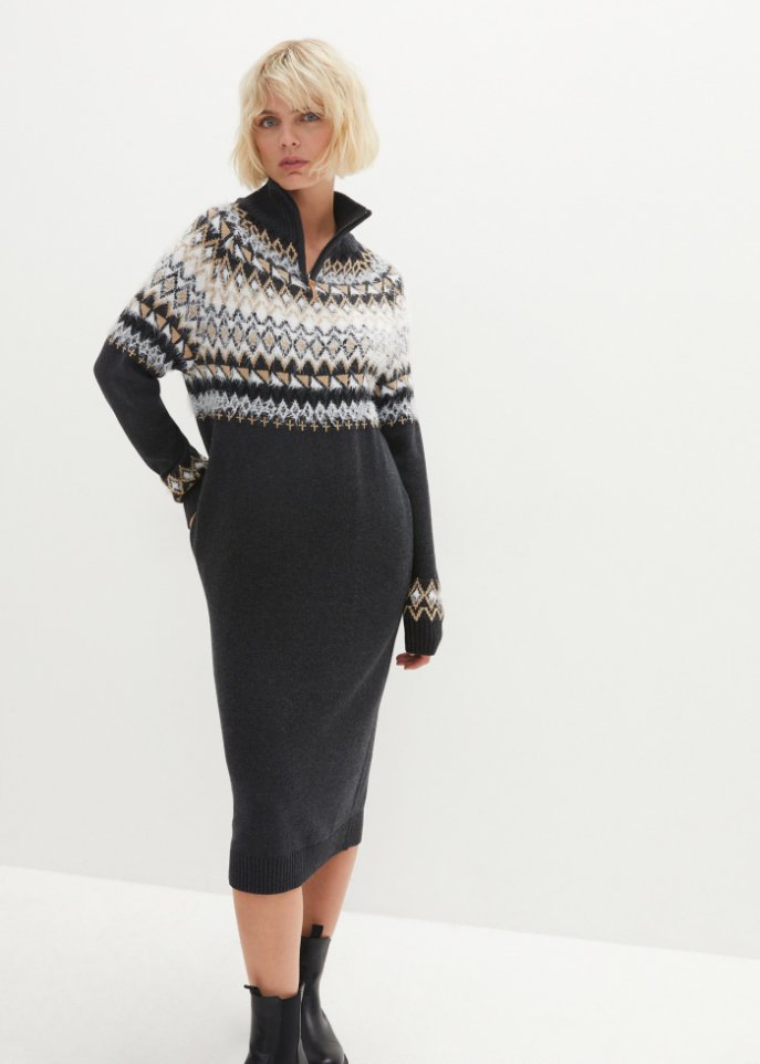 Norweger-Strickkleid