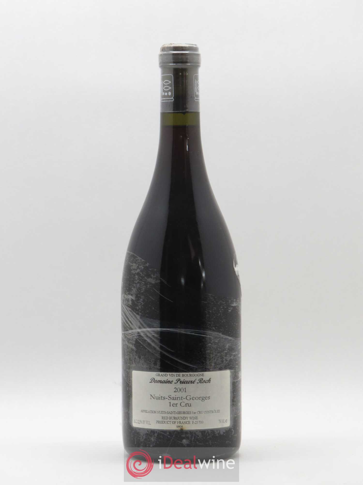 Nuits Saint-Georges 1er Cru Prieuré Roch  2001 - Lot de 1 Bouteille