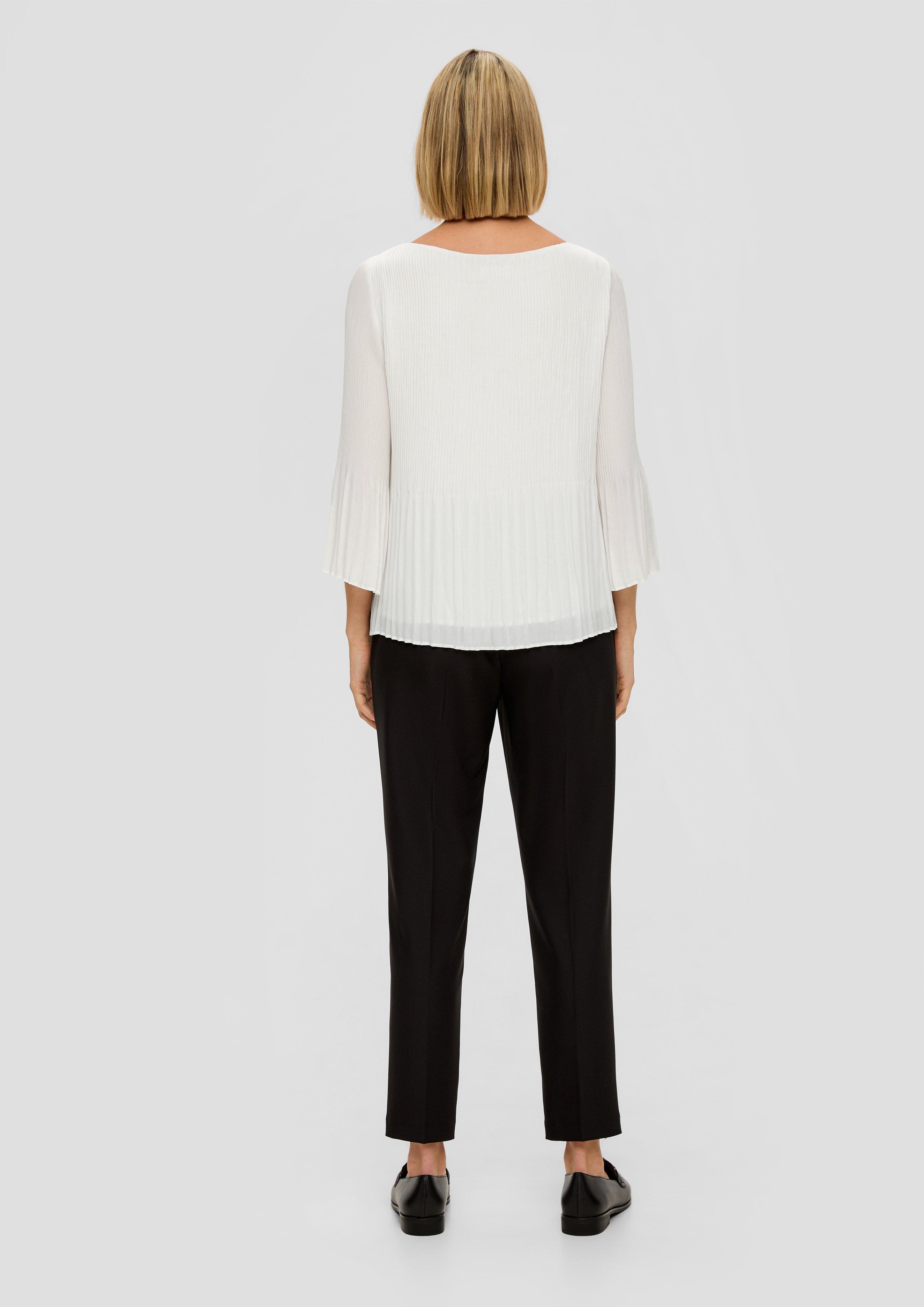 Bluse mit Plisseefalten  2138013-0200