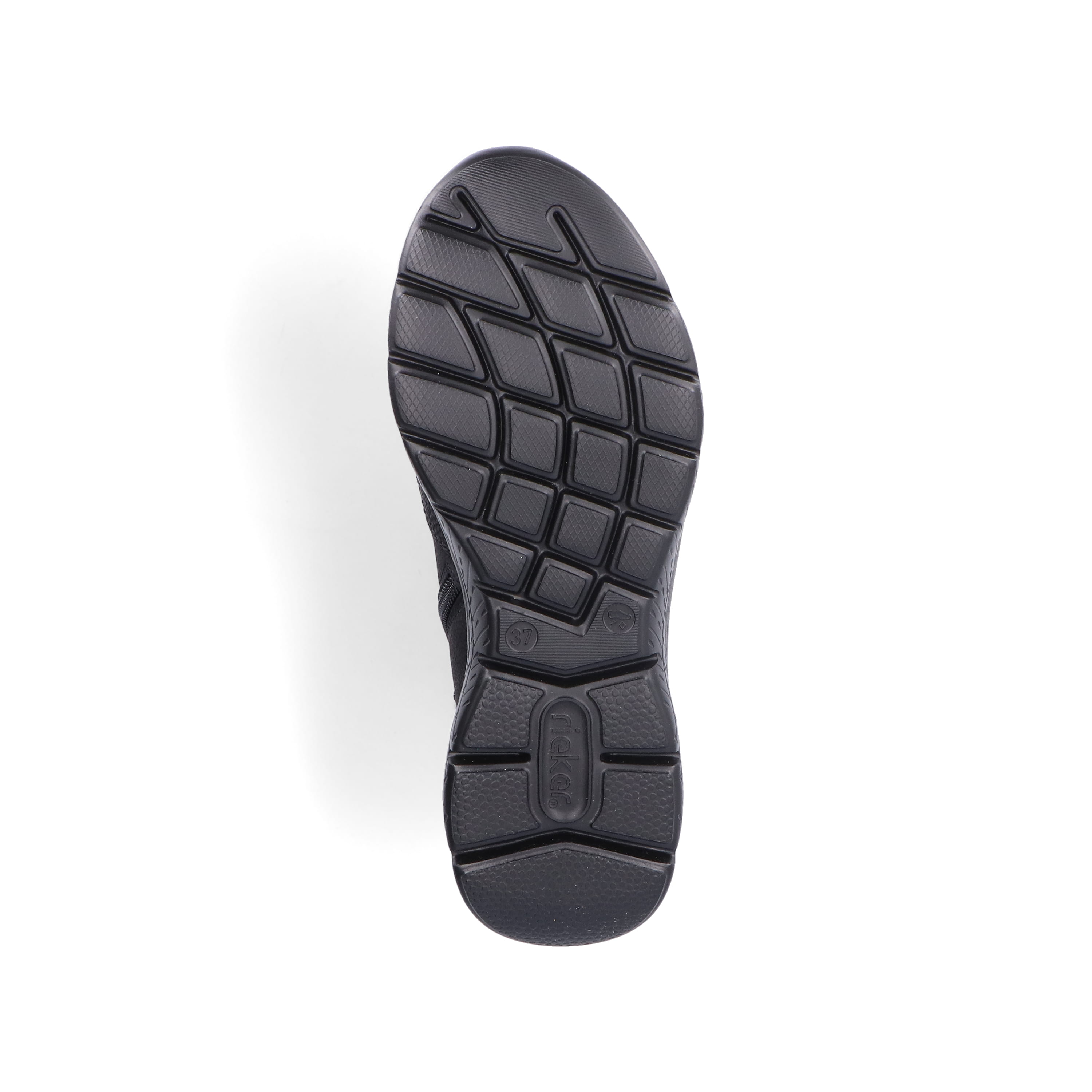 Rieker Damen Schnürstiefel tiefschwarz