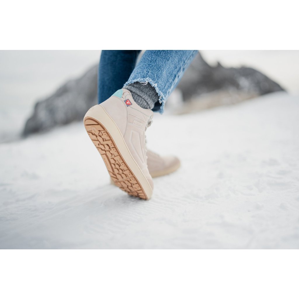 Be Lenka ArcticEdge Beige Barfußstiefeletten