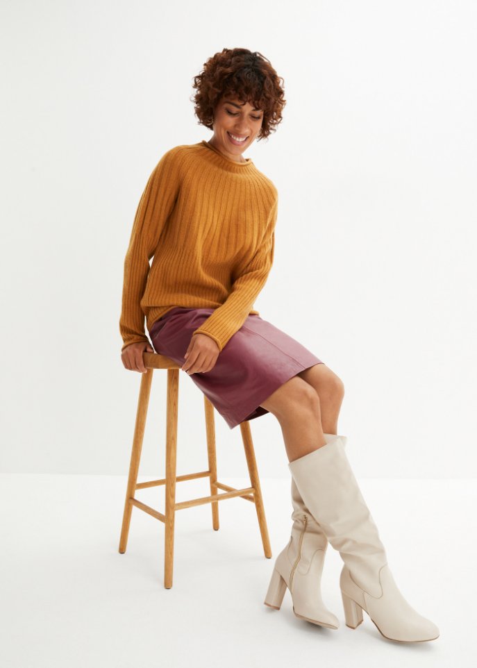 Wollpullover mit Good Cashmere Standard®-Anteil