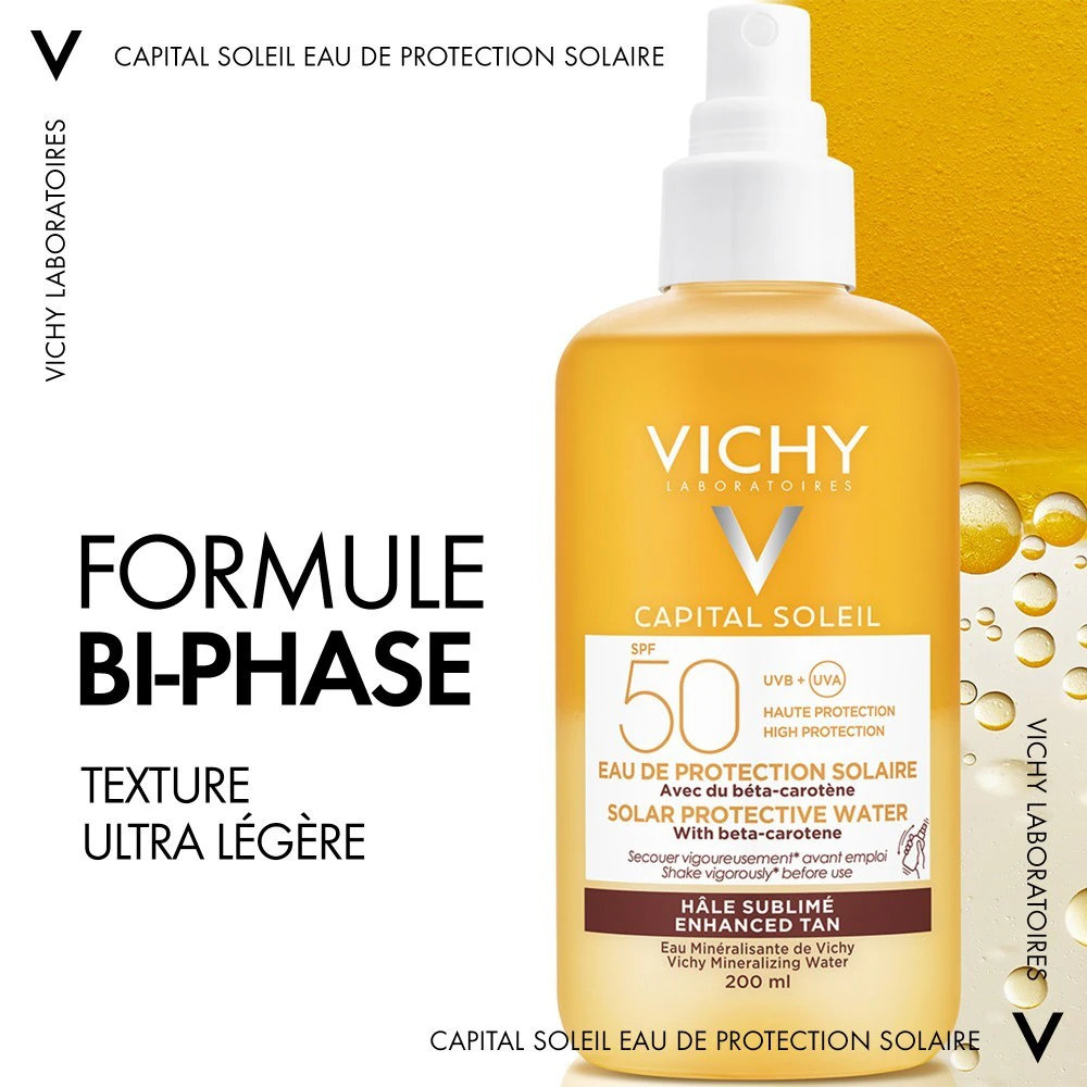 Vichy CS Apă Protectoare pentru Bronz Sublimat SPF 50