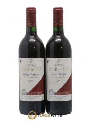 Château Tour de Pez Cru Bourgeois  1990 - Lot de 2 Bouteilles