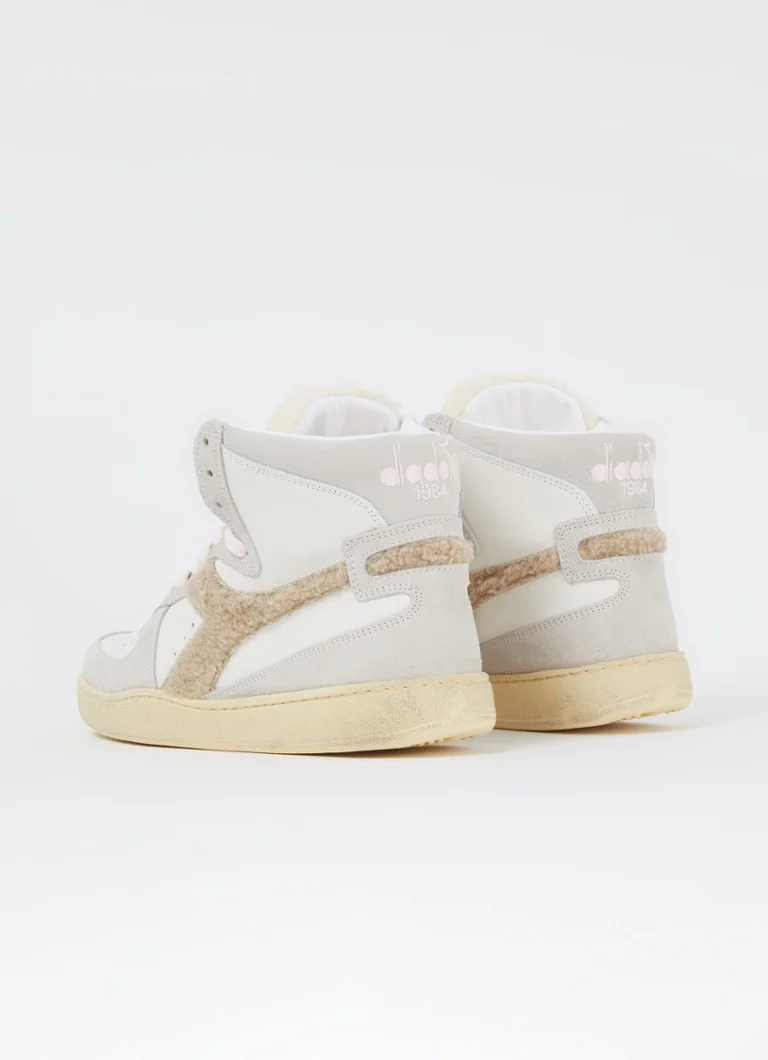 Diadora Mi Basket Chalet Wysokie buty sportowe ze skóry cielęcej