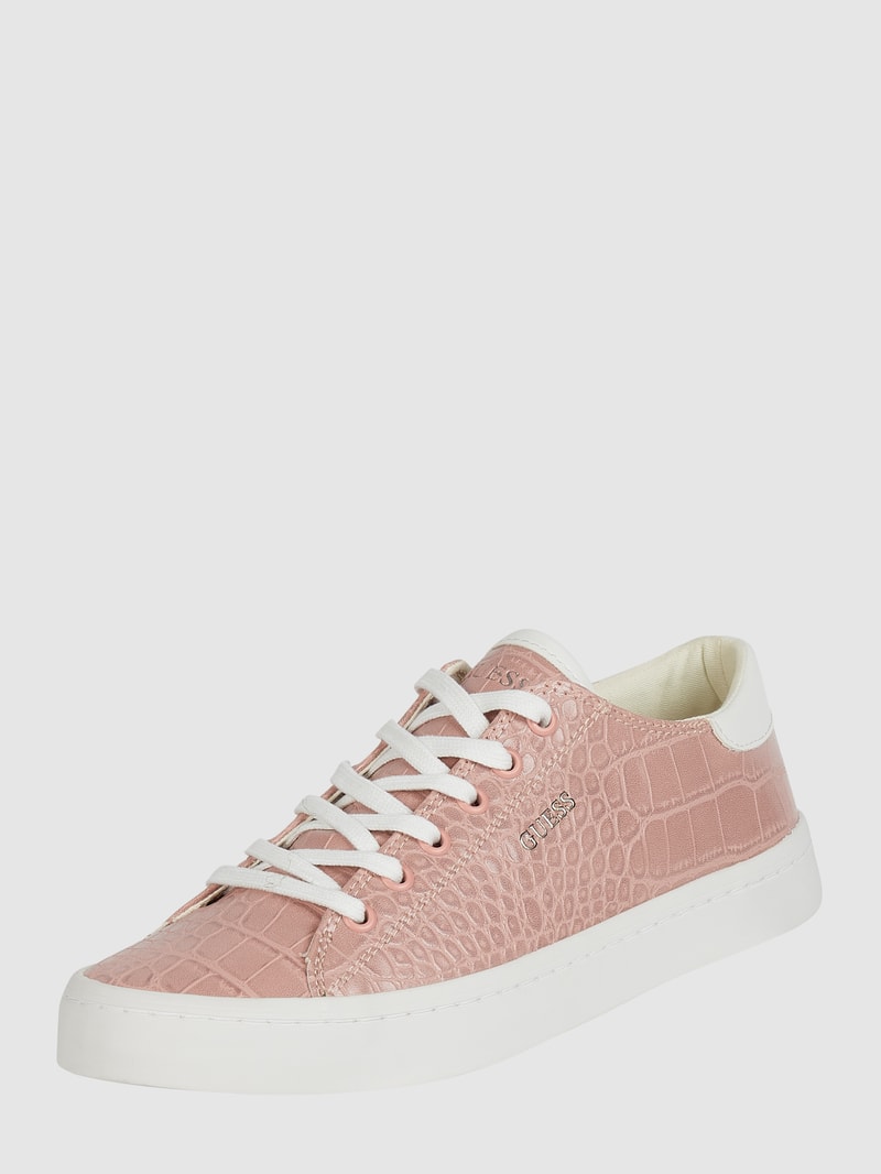 Sneaker in Leder-Optik Modell 'Ester' in pink