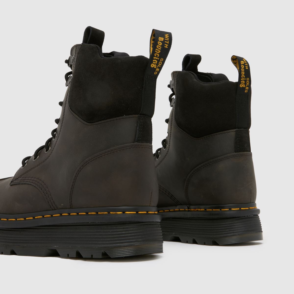 Dr. Martens Zebzag 8 tie bakancs szürke színben