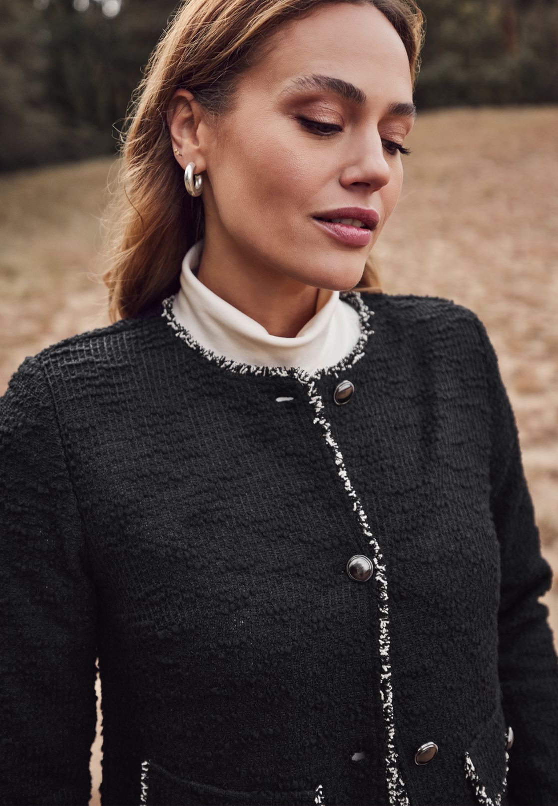Blazer mit Strukturmuster