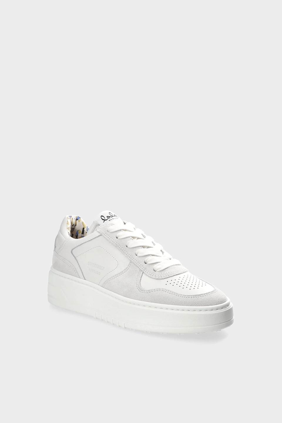 CPH X LALA BERLIN leather mix white