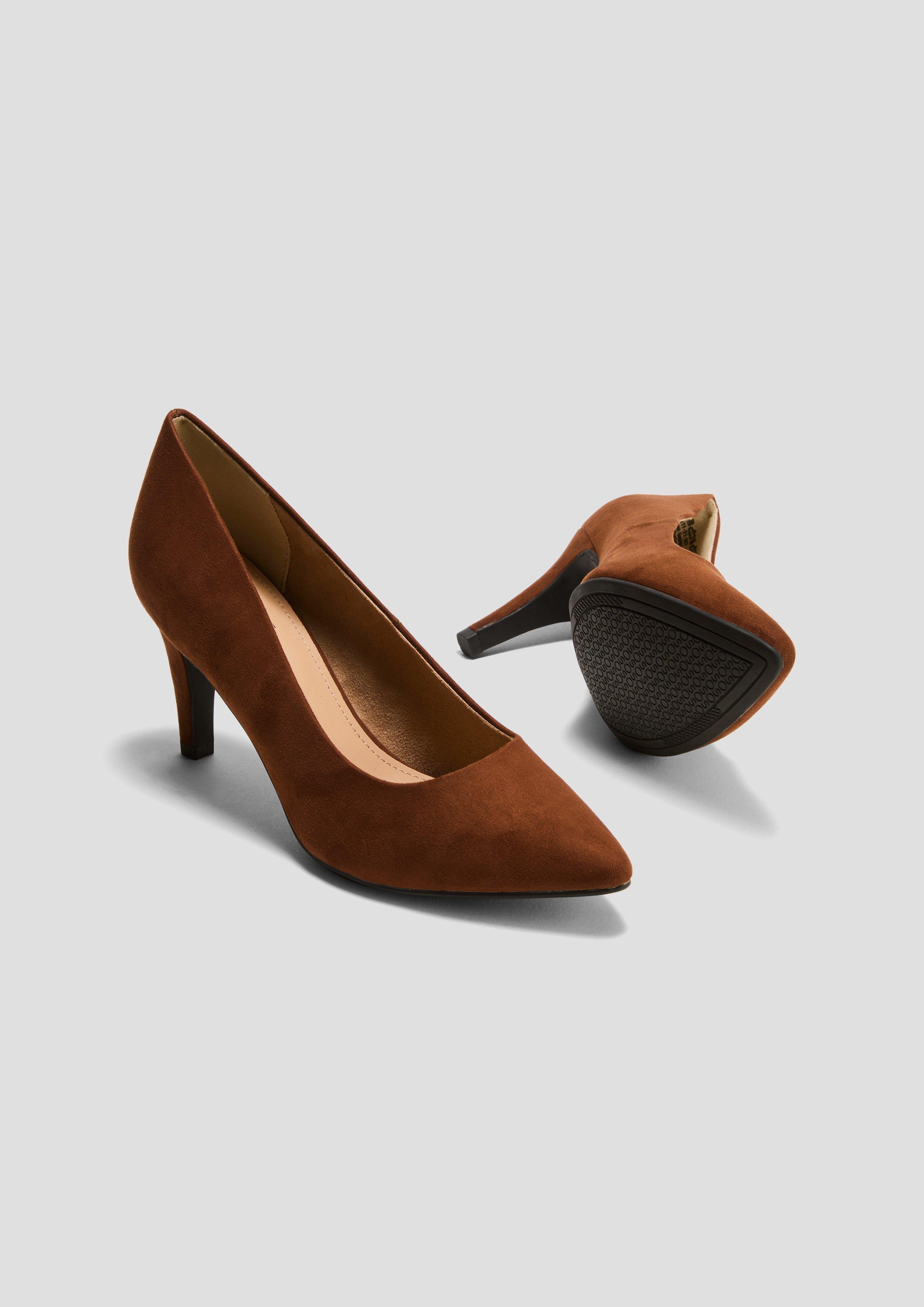 Pumps in Veloursleder-Optik  6008246-307