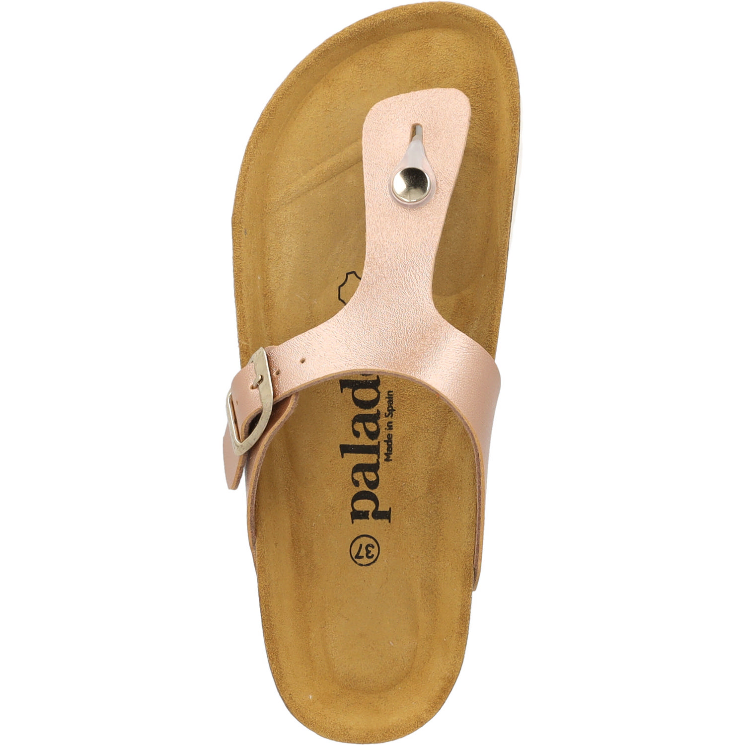 Palado Kos Metallic, Zehentrenner, Damen, Kupfer
