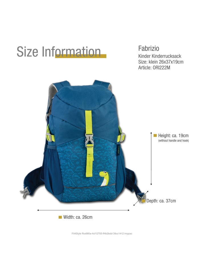 Fabrizio Kinderrucksack Polyester, recycelt ca. 26cm breit ca. 19cm hoch günstig kaufen onesize