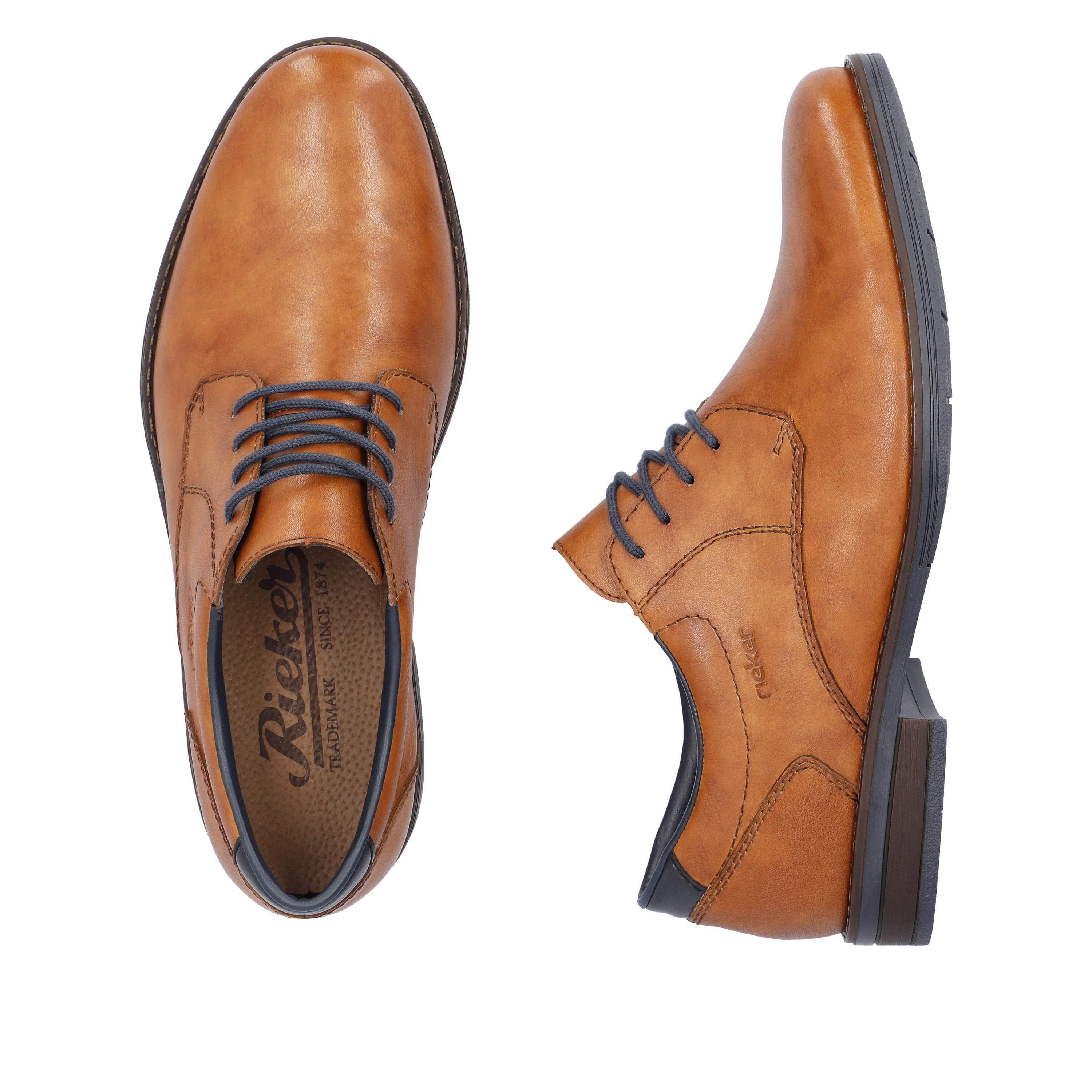 Rieker Herren Schnürschuhe holzbraun