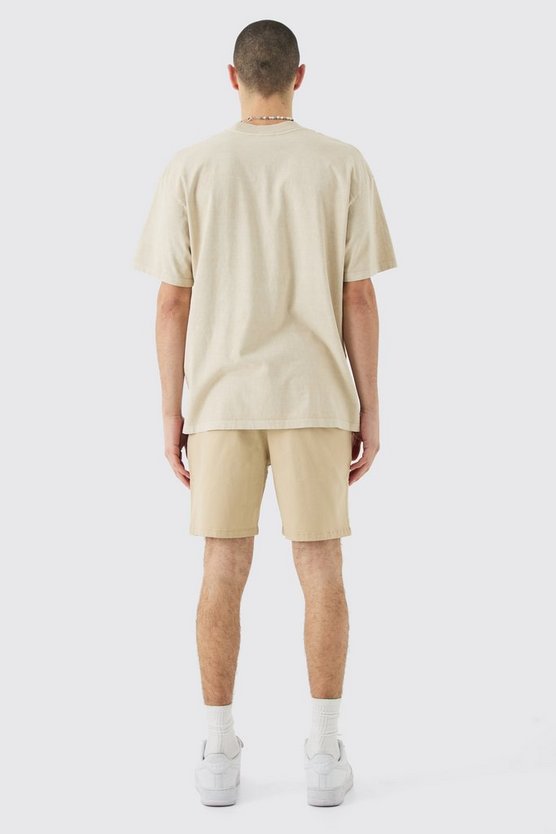 Slim-Fit Chino-Shorts