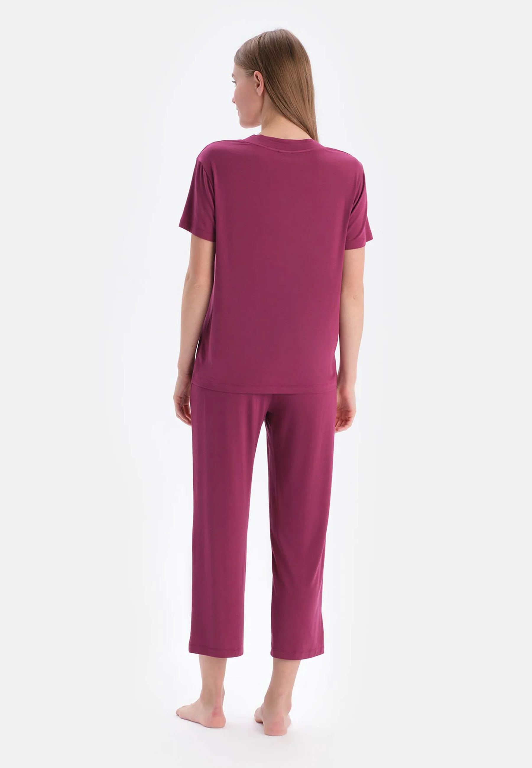 DAGI SHORT SLEEVE V-NECK REGULAR - Pijama