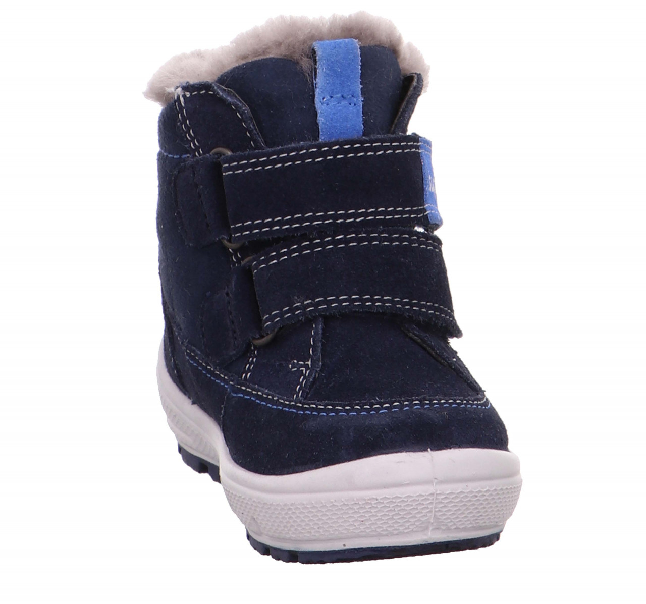 GROOVY - Blau Boots mit Klettverschluss