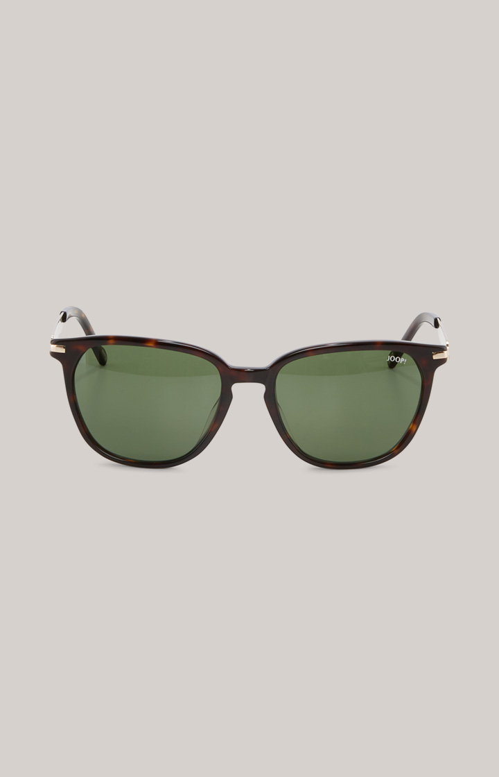 Sonnenbrille in Braun/Grün