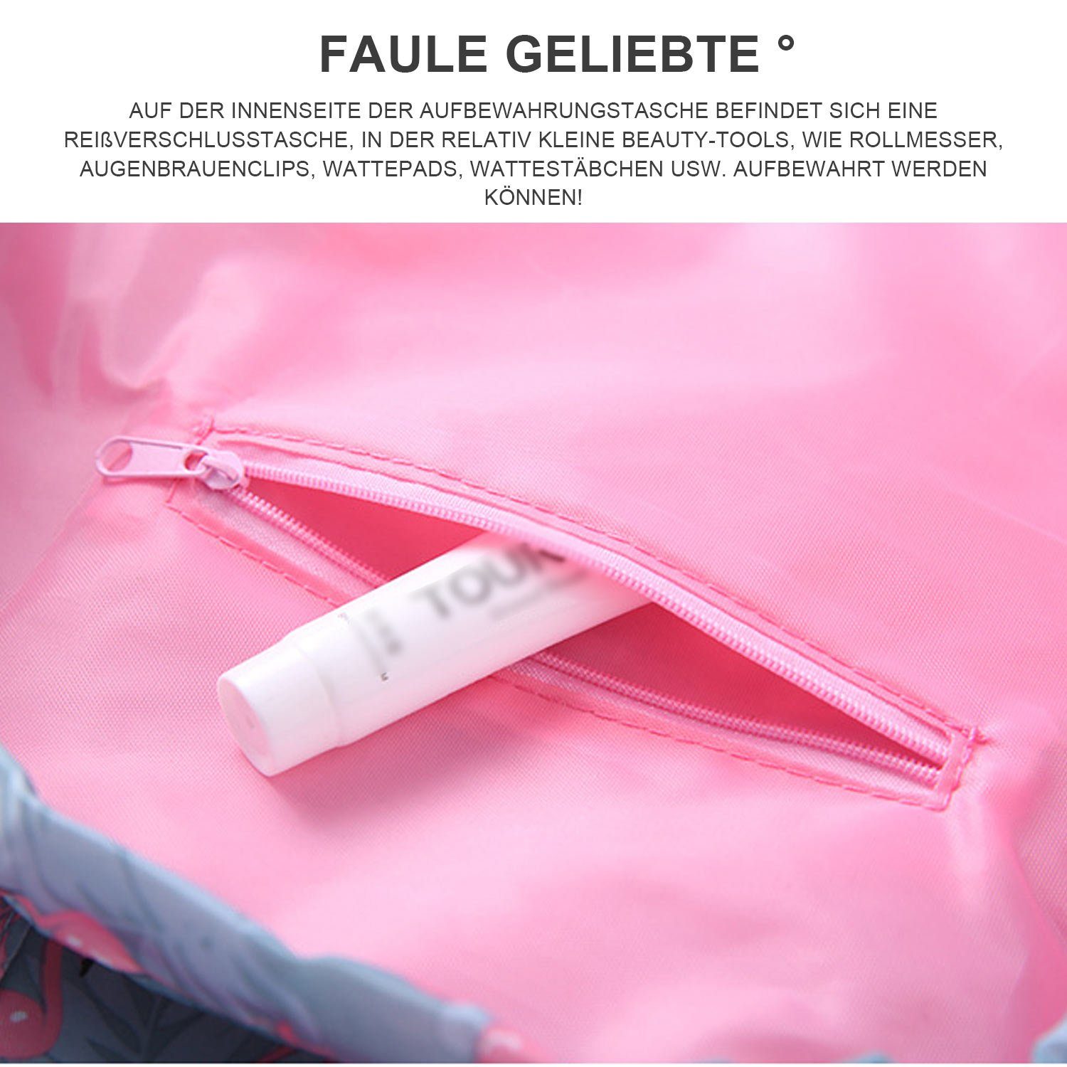 TOPMELON Kosmetiktasche Makeup Tasche Schminktasche, One-Step Organizer