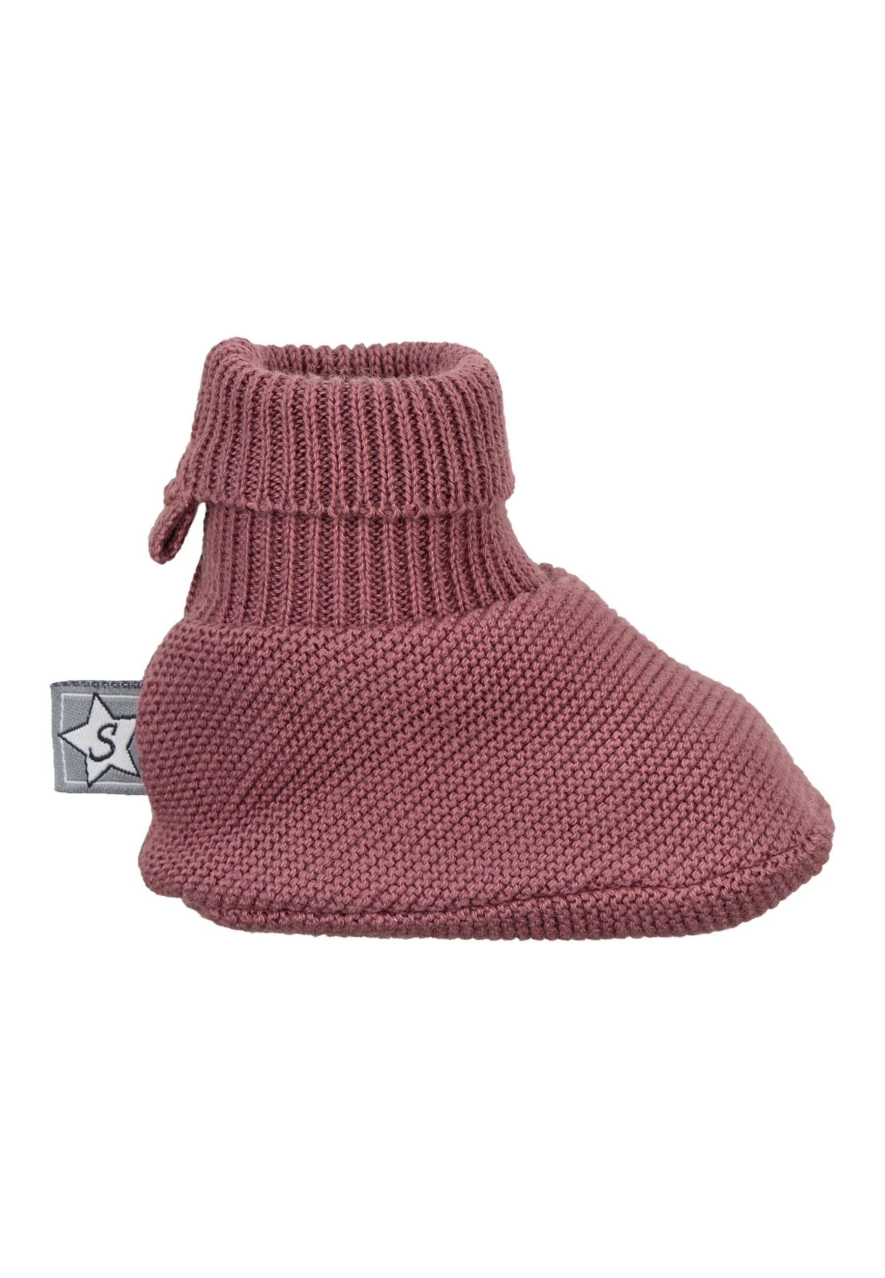 GOTS Strick-Schuh in Grün, Marine, Rosa oder Grau
