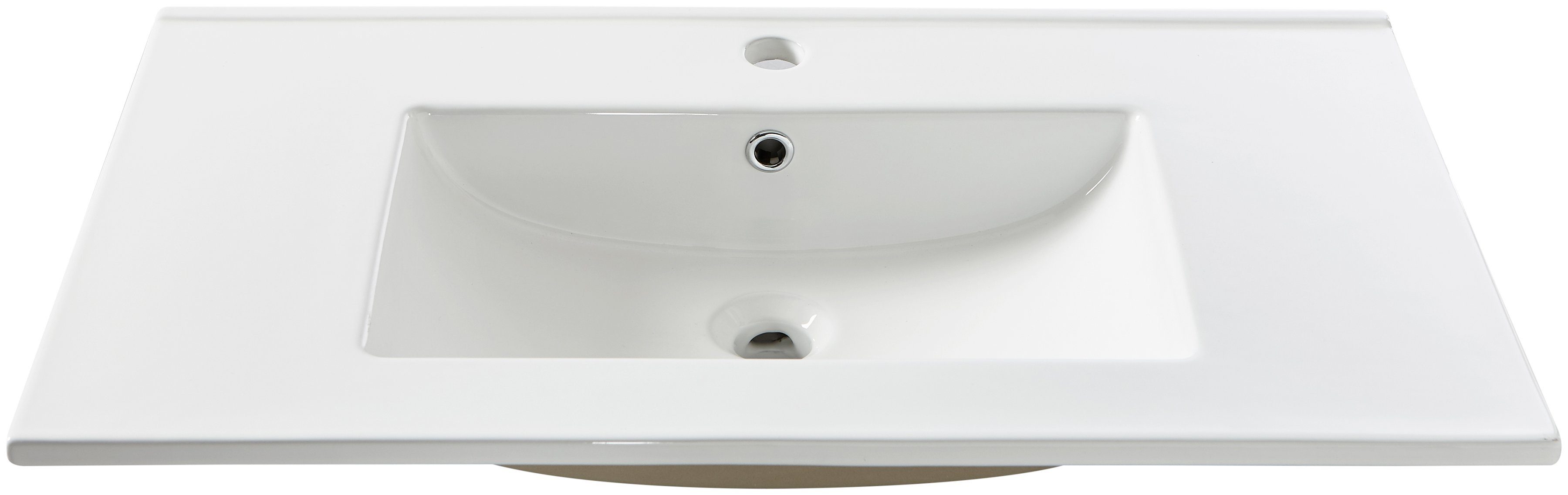 welltime Einbauwaschbecken Trento, Breite 81 cm