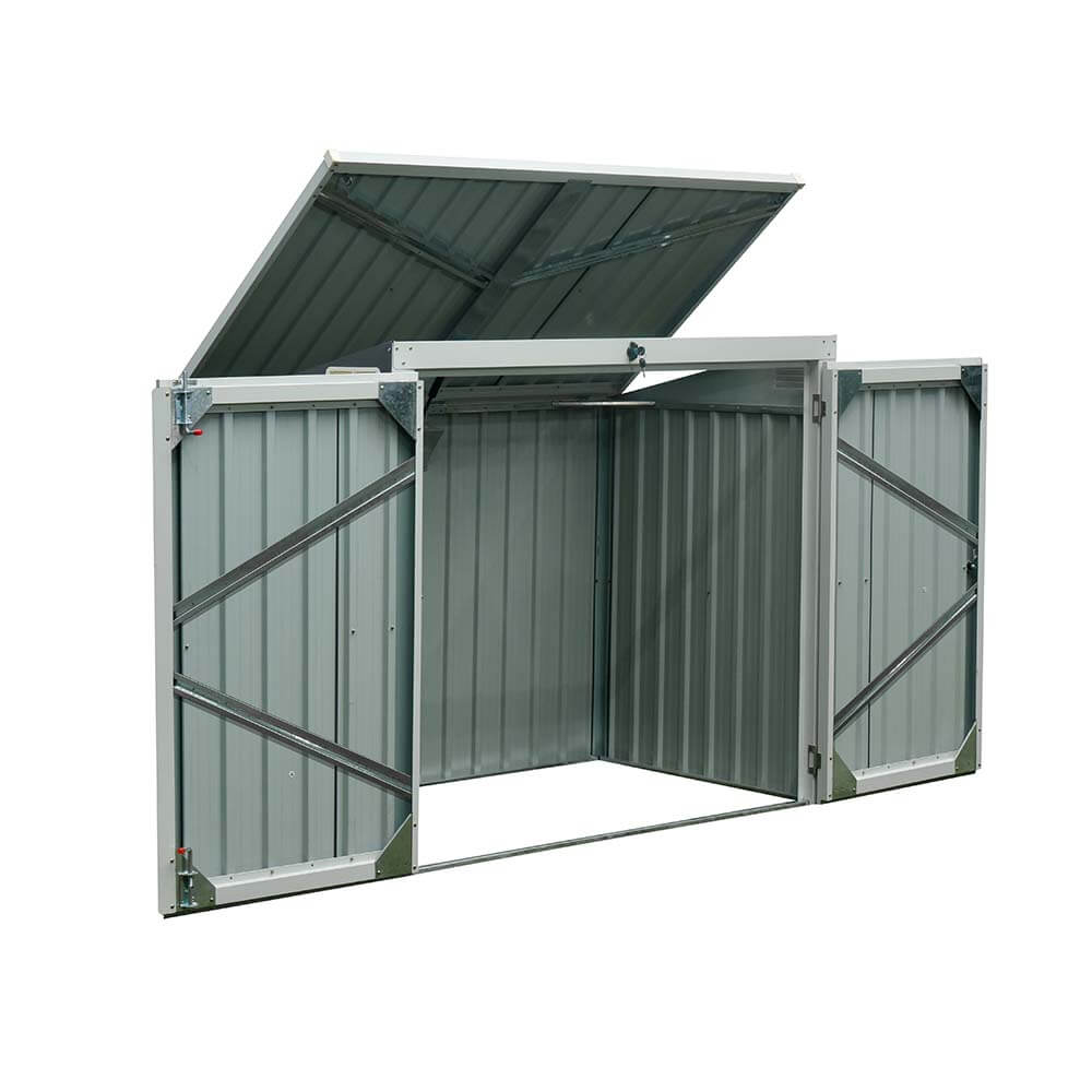 Home Deluxe Mülltonnenbox 2 x 240L BASURA