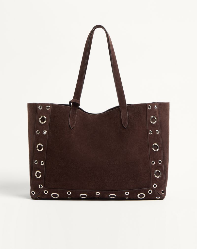 Valentino Garavani Nellcôte Medium Suede Shopping Bag