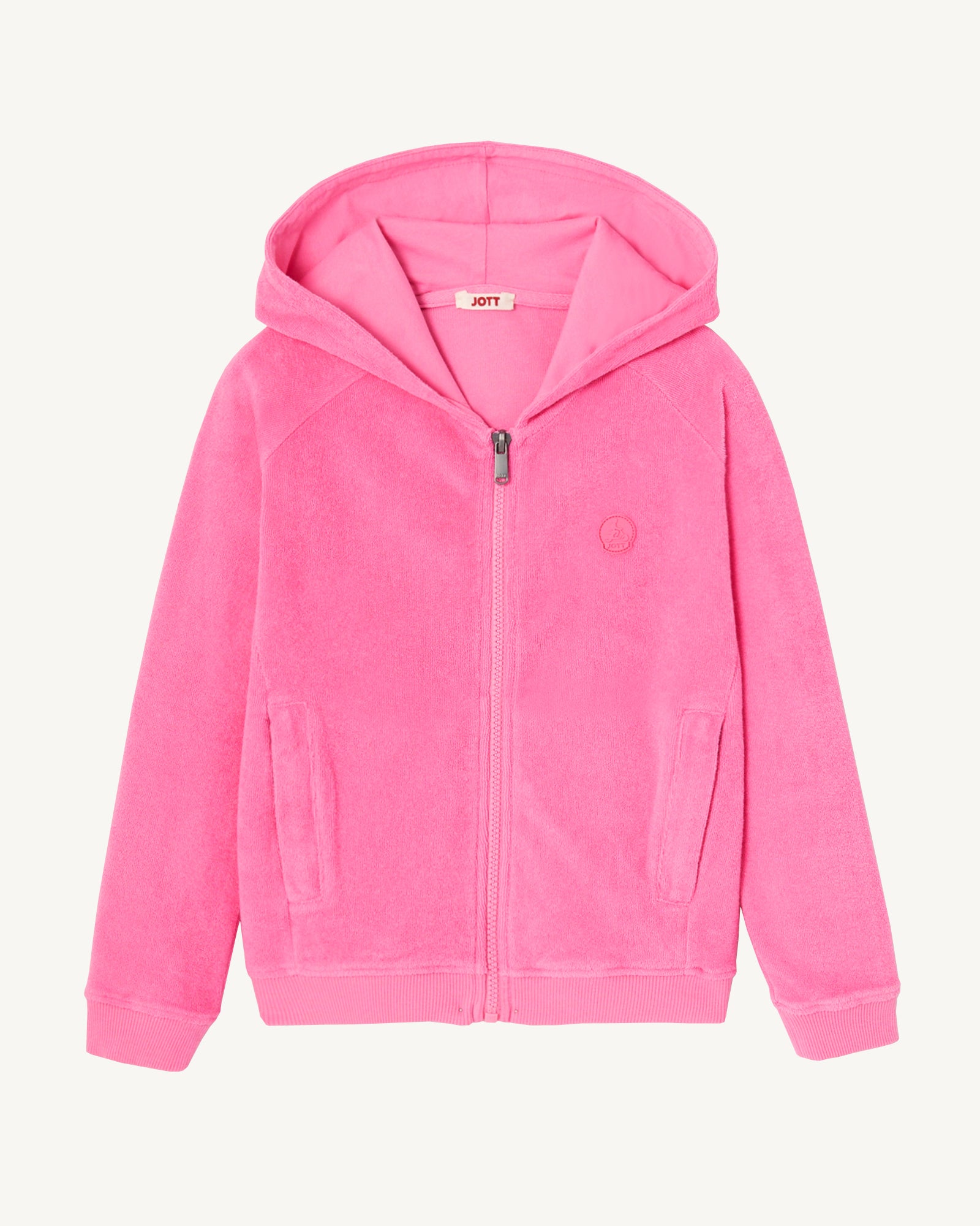 Veste zippée éponge Rose intense enfant Volta