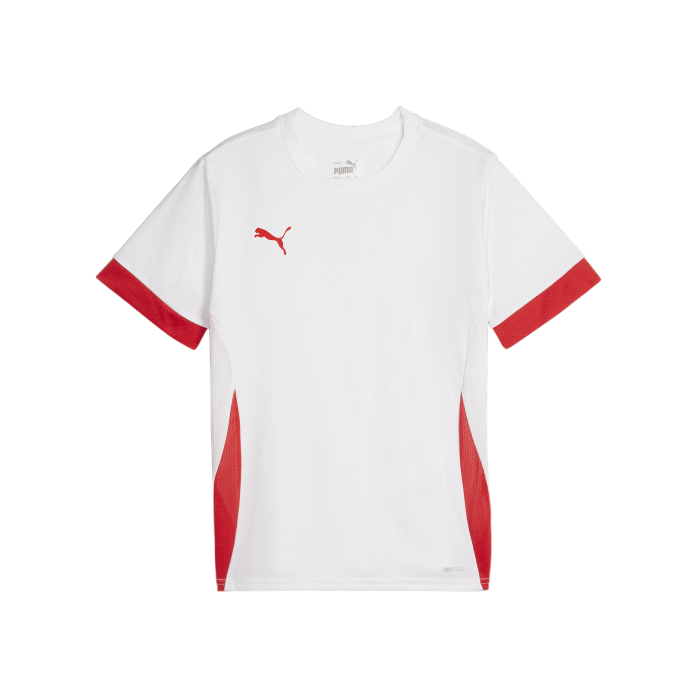 PUMA teamGOAL Matchday Trikot Kids Weiss Rot F11