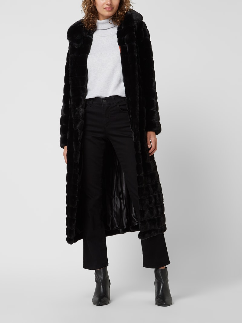 Jeans mit 5-Pocket-Design Modell 'DOLLY' in schwarz