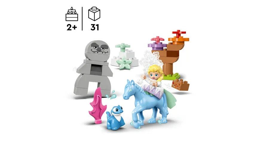 LEGO DUPLO 10418 |  Elsa und Bruni im Zauberwald Eiskönigin-Spielzeug